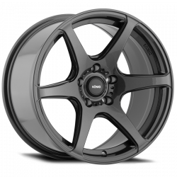 Konig Tandem 17x8 +35mm 5x114.3 Gloss Graphite Finish Alloy Wheel