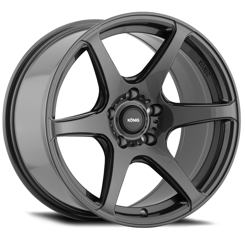 Konig Tandem 18x8 +45mm 5x114.3 Gloss Graphite Finish Alloy Wheel