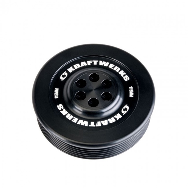 KraftWerks Black 115mm 7-Rib Supercharger Pulley