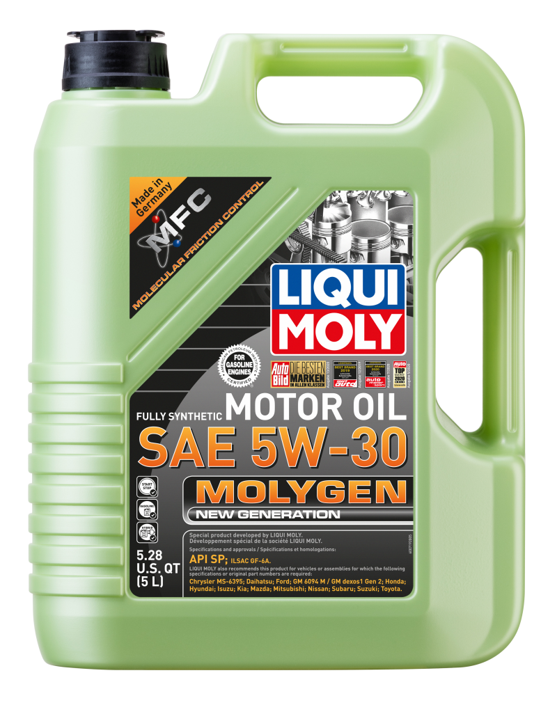 LIQUI MOLY 5L Molygen New Generation 5W30 Synthetic Motor Oil