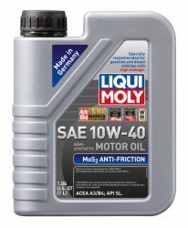 LIQUI MOLY 1L MoS2 Anti-Friction Motor Oil 10W40