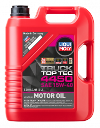 LIQUI MOLY Top Tec Truck 4450 5L SAE 15W-40 Heavy-Duty Diesel Engine Oil