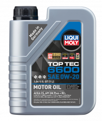 LIQUI MOLY Top Tec 6600 1L Synthetic Motor Oil SAE 0W20