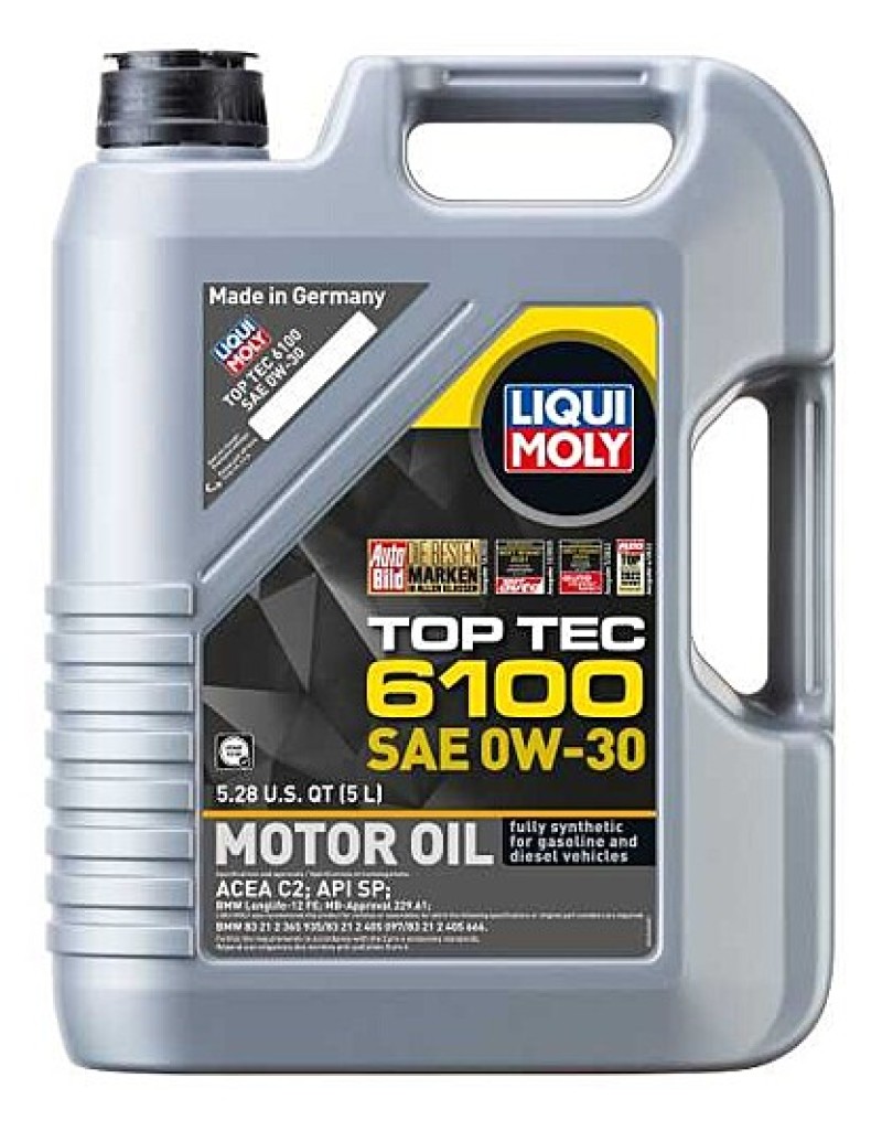 LIQUI MOLY 5L Top Tec 6100 SAE 0W30 Motor Oil