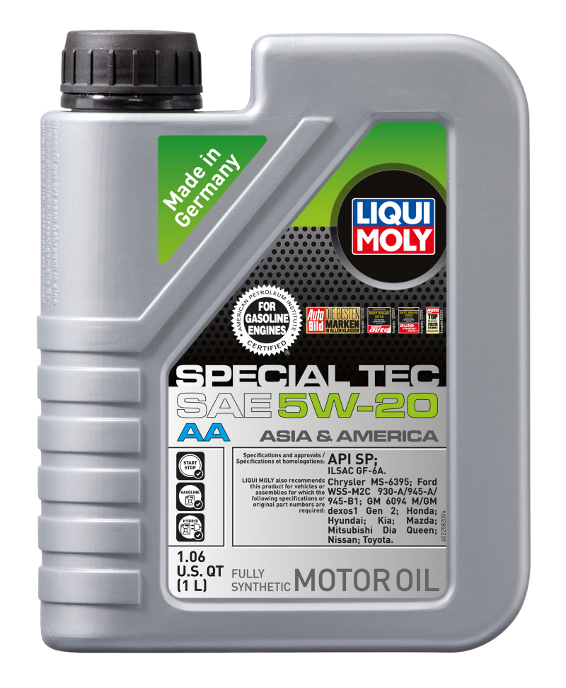 LIQUI MOLY Special Tec AA 1L SAE 5W-20 Synthetic Motor Oil
