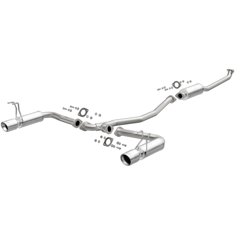 MagnaFlow 16-20 Civic Coupe Street Series Cat-Back Exhaust System with Polished Tips
