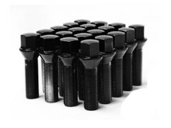 Mevius Black 40mm Lug Bolts 20 Pack M14 x 1.5 Cone Style
