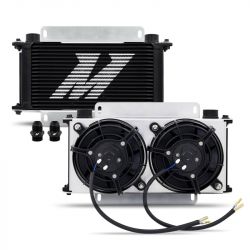Mishimoto Universal 19-Row Oil Cooler Kit with Dual 5-Inch Fans