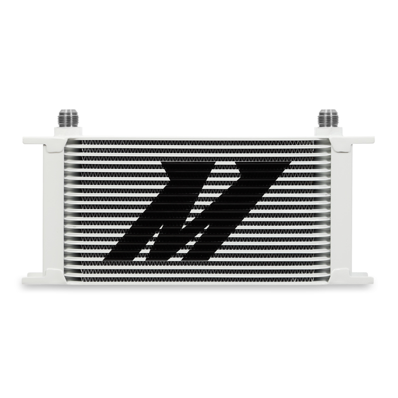 Mishimoto White Universal 19-Row Oil Cooler Kit