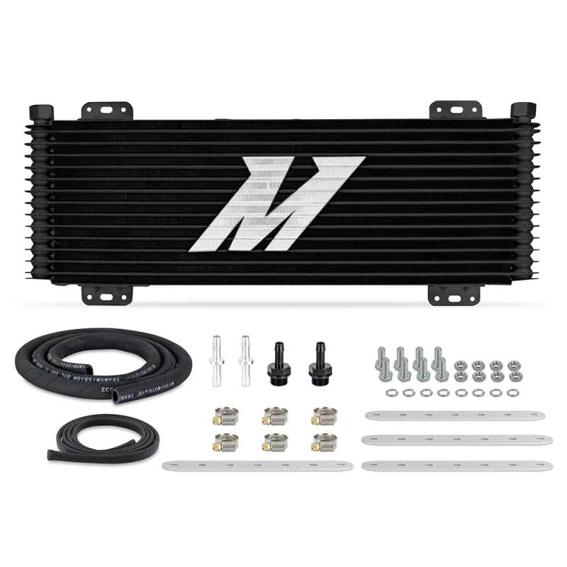 Mishimoto Black Universal 13-Row Stacked-Plate Transmission Cooler