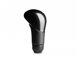 MOMO Shadow Black Air Leather with Carbon Effect Insert Shift Knob