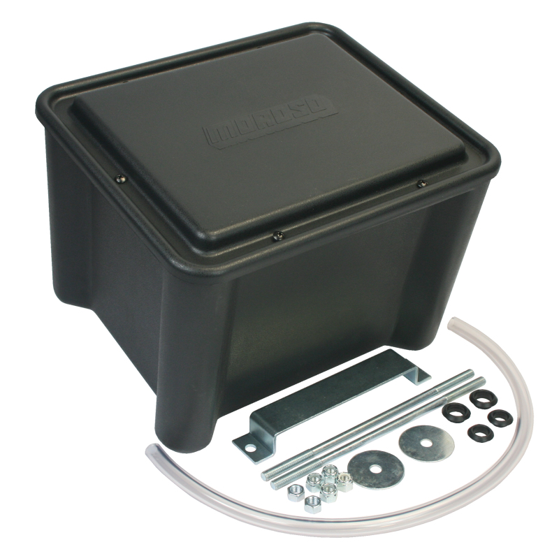 Moroso Black Sealed Battery Box with Mounting Hardware