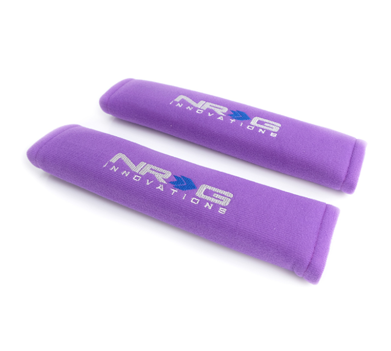 NRG Purple Seat Belt Pads 2.7 in Wide x 11 in Long