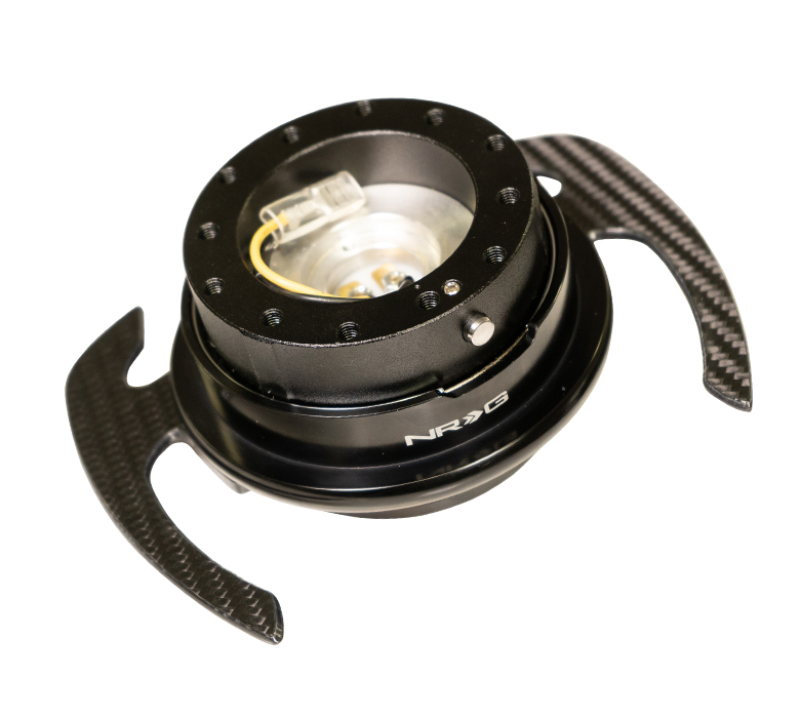 NRG Gen 4.0 Black Body with Carbon Fiber Handles Quick Release Kit