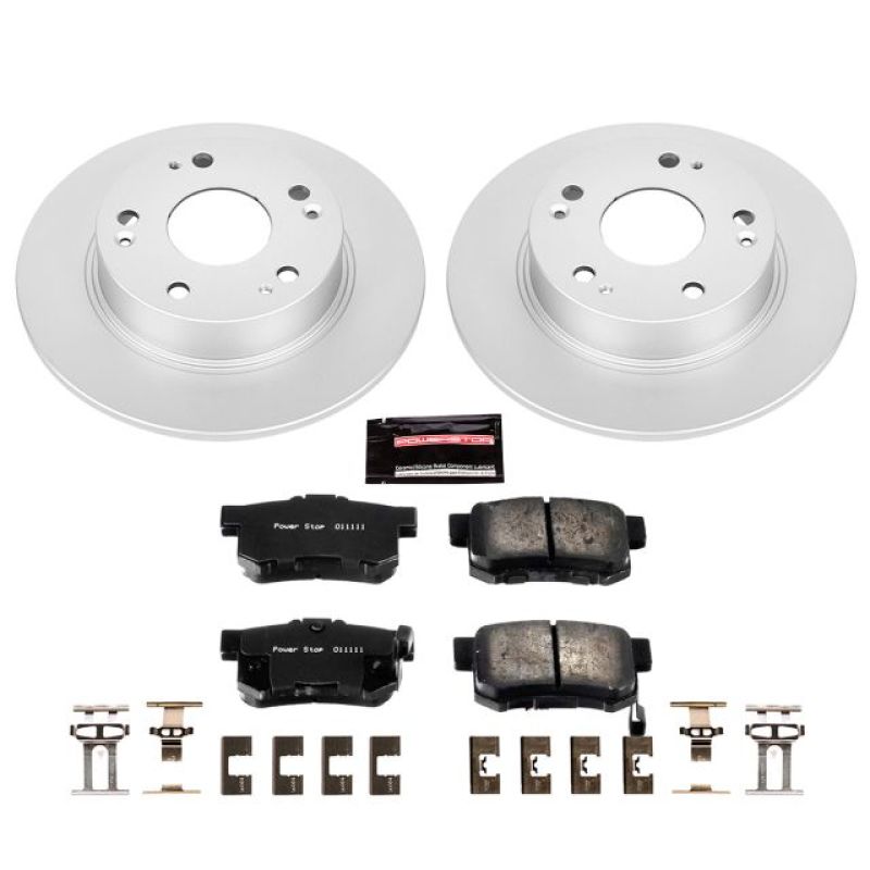 PowerStop 04-08 TSX/03-07 Accord Rear Z17 Evolution Geomet Coated Brake Rotor Kit