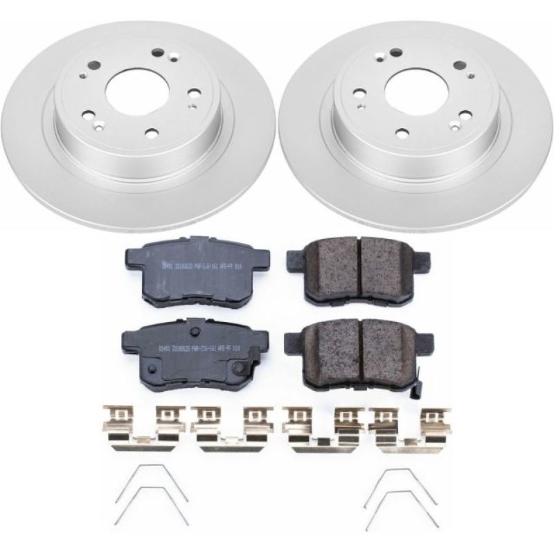 PowerStop 11-14 TSX/11-17 Accord Rear Z17 Evolution Geomet Coated Brake Kit