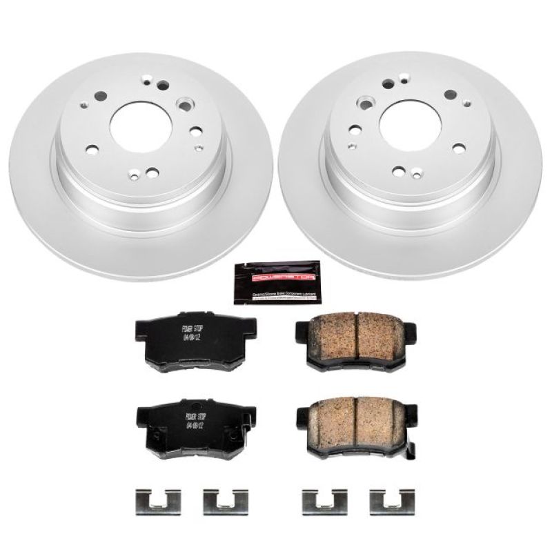 PowerStop 04-08 TL /03-10 Element Z17 Evolution Geomet Coated Rear Brake Kit