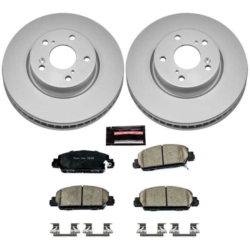 PowerStop 13-22 Accord Front Z17 Evolution Geomet Coated Brake Kit