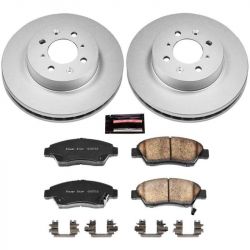 PowerStop 93-95 Civic/94-97 Del Sol Front Z17 Evolution Geomet Coated Brake Kit