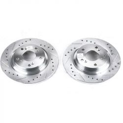 PowerStop 00-09 S2000 Rear Evolution Drilled and Slotted Brake Rotors