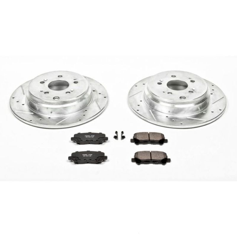 PowerStop 07-13 MDX/11-17 Odyssey Rear Z23 Evolution Sport Brake Upgrade Kit
