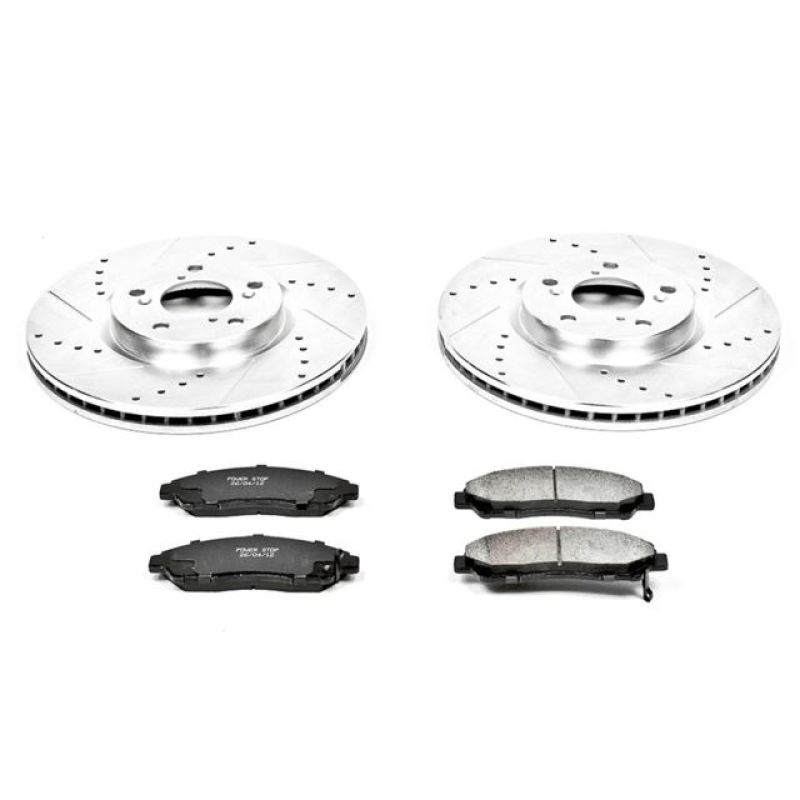 PowerStop 07-13 MDX/09-15 Pilot Front Z23 Evolution Sport Brake Kit