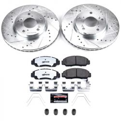 PowerStop 06-11 Civic GX Z26 Street Warrior Front Brake Upgrade Kit