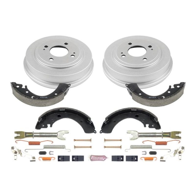PowerStop 96-01 Civic Rear Z26 Street Warrior Drum and Shoe Brake Upgrade Kit