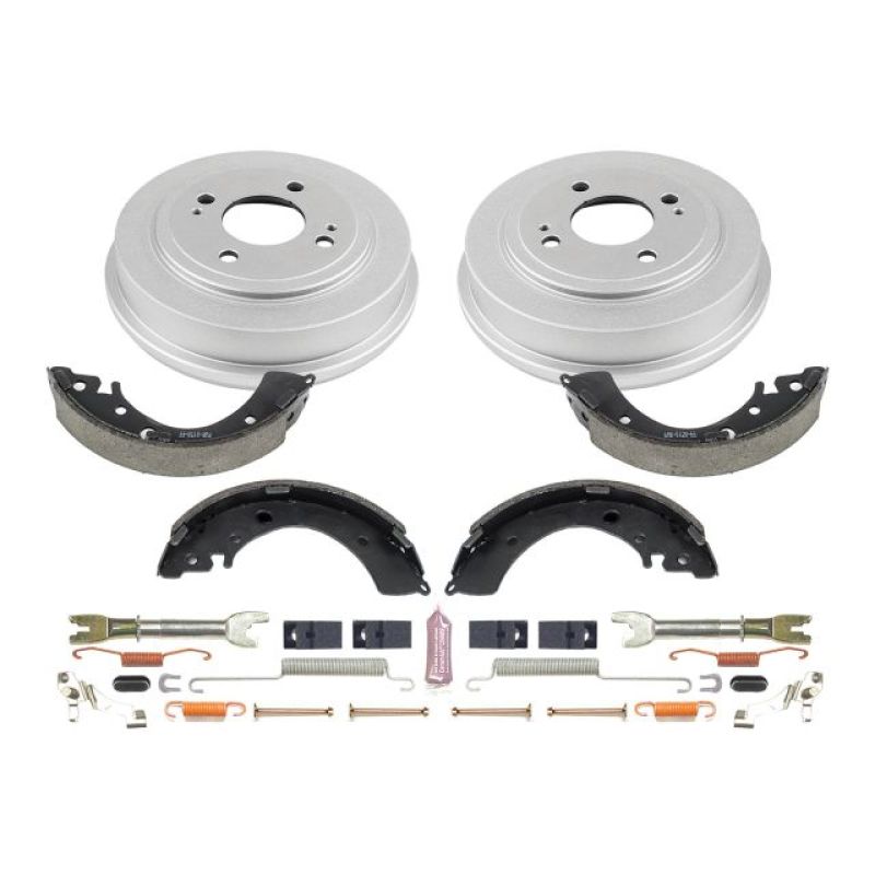 PowerStop 07-08 Honda Fit Z26 Street Warrior Rear Drum and Shoe Upgrade Kit