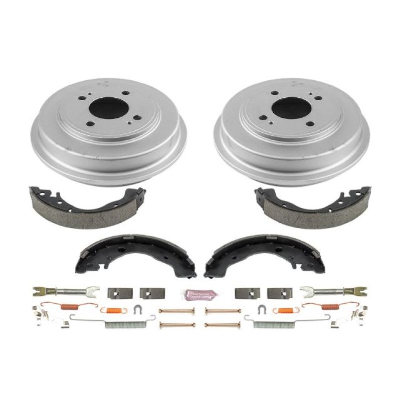 PowerStop 09-14 Fit/10-14 Insight Z26 Street Warrior Rear Drum and Shoe Upgrade Kit
