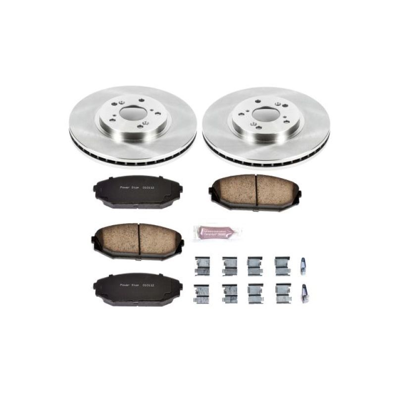 PowerStop 01-02 MDX/99-04 Odyssey Front Z17 Evolution Plus Brake Kit