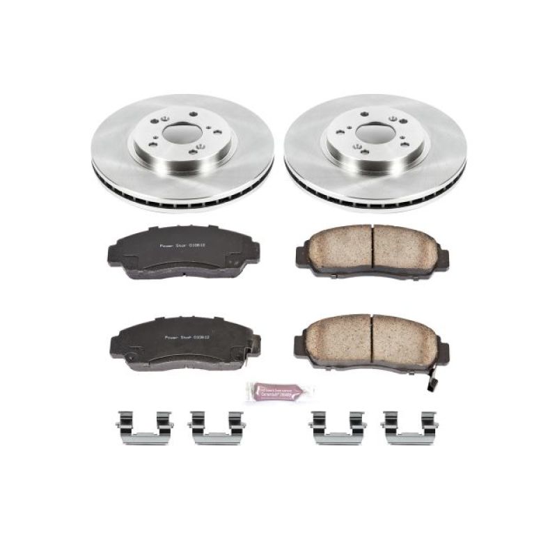 PowerStop 11-14 TSX/11-12 Accord Z17 Stock Replacement Front Brake Kit