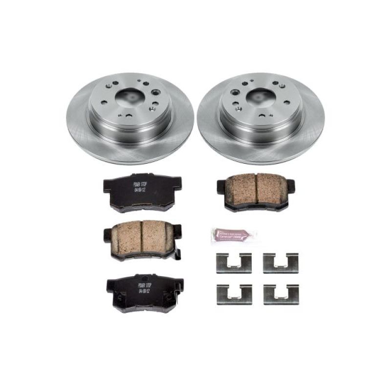 PowerStop 02-04 CR-V Rear Autospecialty Z17 Evolution Plus Stock Ceramic Brake Kit