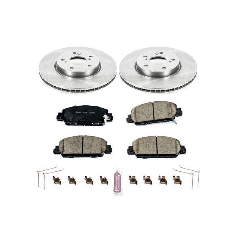 PowerStop 13-22 Accord Front Autospecialty Z17 Evolution Plus Stock Brake Kit