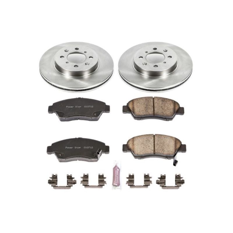 PowerStop 93-97 Civic Front Z17 Autospecialty Stock Replacement Brake Kit