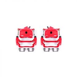 PowerStop 90-93 Integra/96-11 Civic Red Front Brake Calipers with Brackets