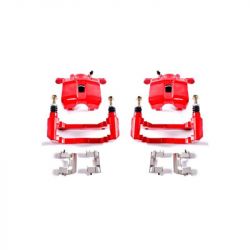 PowerStop 99-08 TL/03-12 Acord Red Front Brake Calipers with Brackets