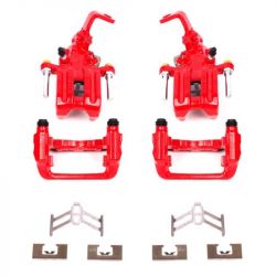 PowerStop 00-09 S2000 Rear Red Powder Coated Brake Calipers with Brackets