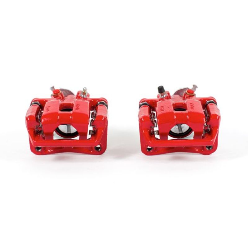 PowerStop 09-14 TSX/08-12 Accord Red Rear Powder Coated Brake Calipers with Brackets