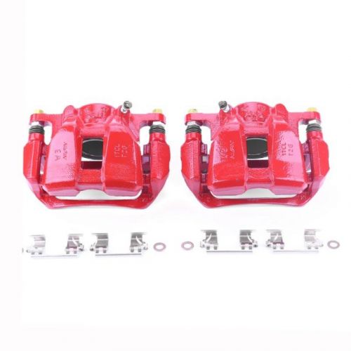 PowerStop Powder Coated Red Brake Calipers with Brackets for Honda