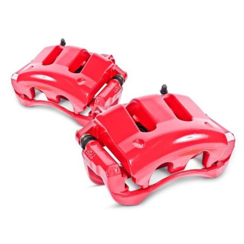PowerStop Powder Coated Red Brake Calipers with Brackets for Honda
