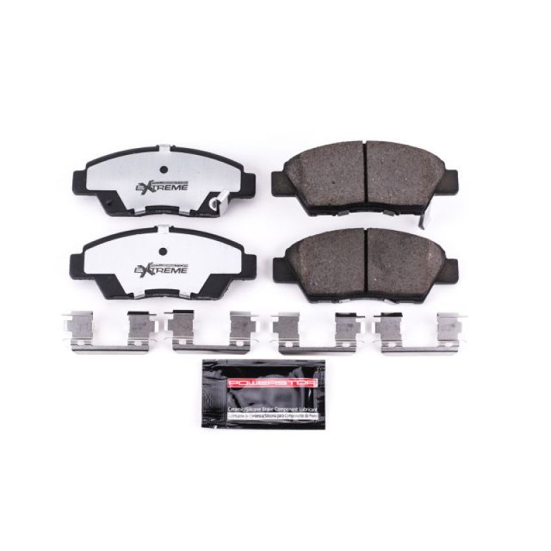 PowerStop 09-20 Fit/11-15 CR-Z Front Z26 Street Warrior Carbon Fiber Ceramic Brake Pads