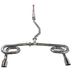 Remark 22-25 Civic Sport Sedan Dual Stainless Steel Tips Catback Exhaust