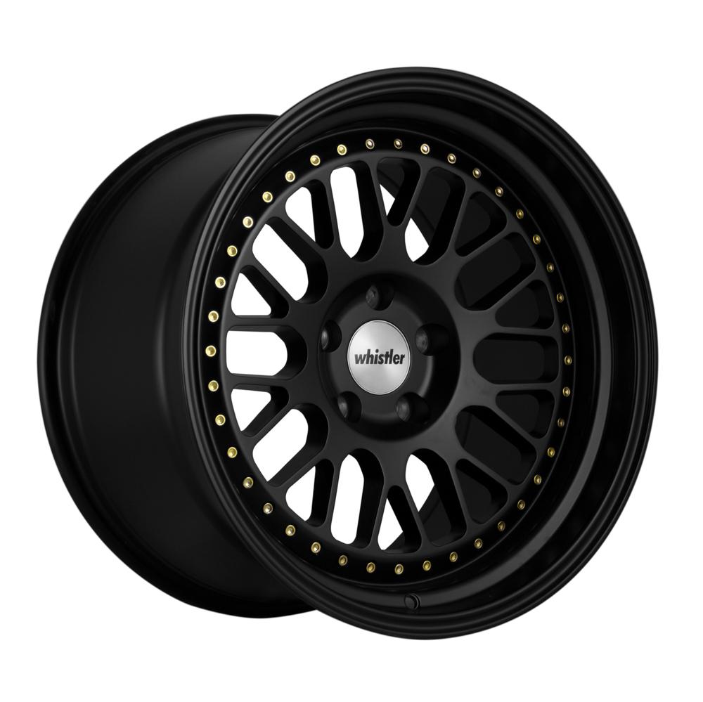 Whistler SK1 Full Satin Black 19x10.5 5x114.3 22 Offset Wheel