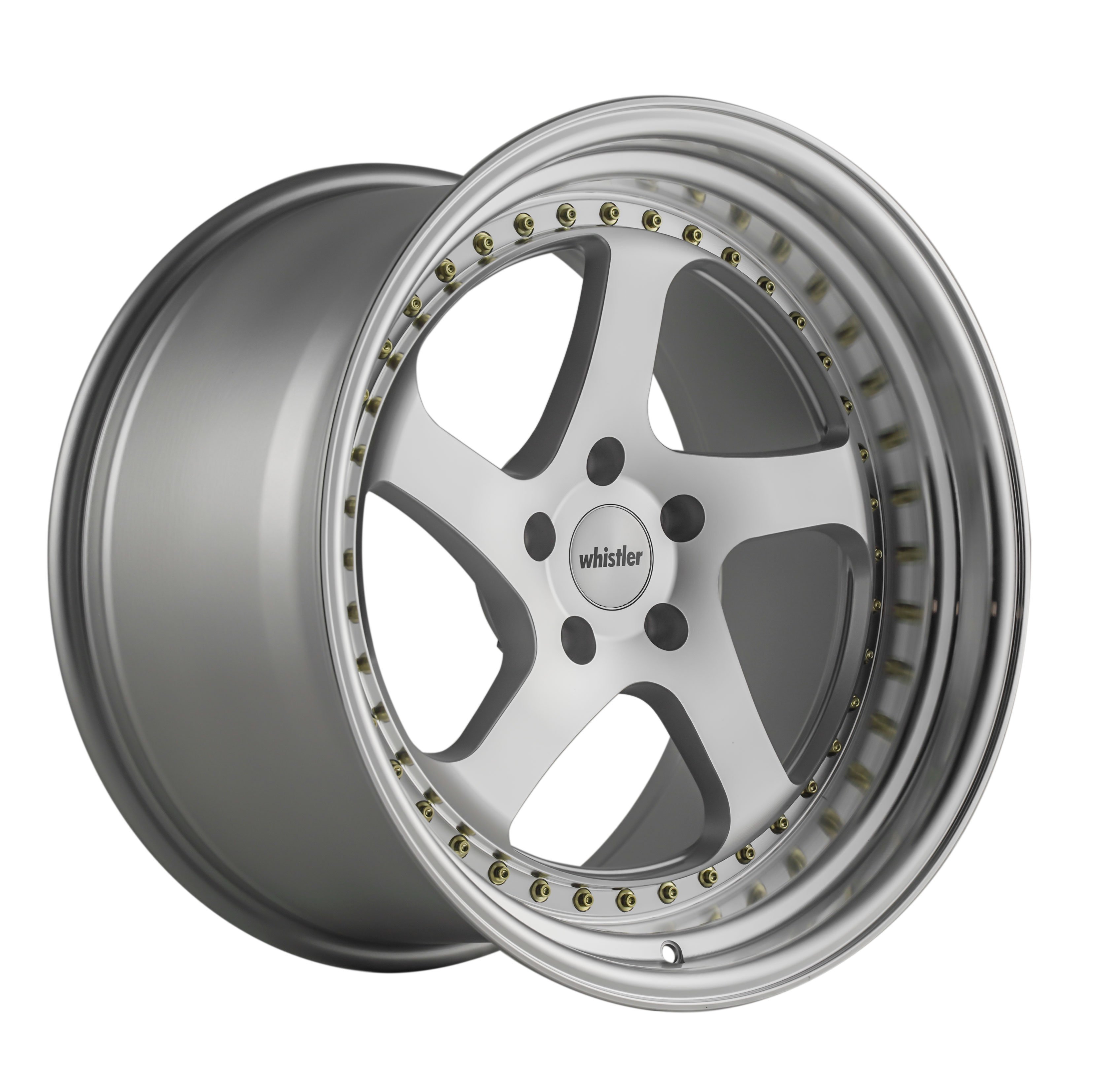 Whistler SK5 Silver Machined Face 19x9.5 5x114.3 12 Offset Wheel