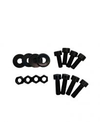 Sparco Black Zinc Bottom Mount Seat Hardware Kit