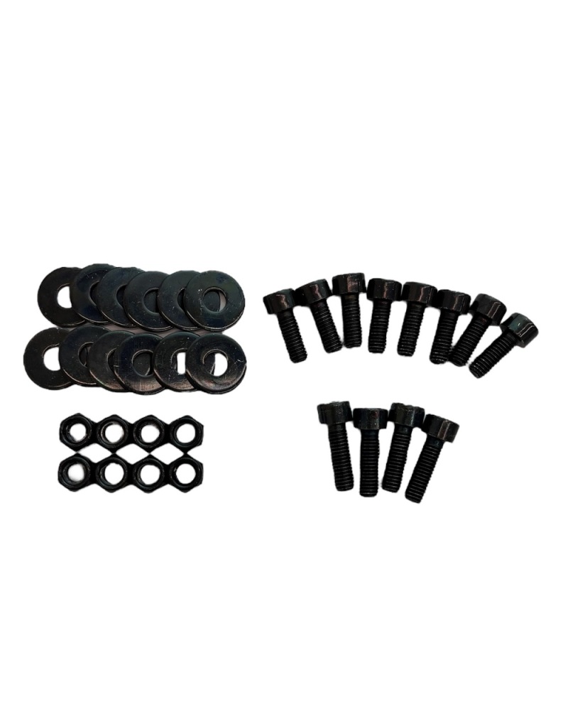 Sparco Black Zinc Side Mount Seat Hardware Kit