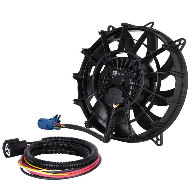 SPAL 300W 10-Inch Flush Mount Brushless Automotive Fan with Jumper Harness