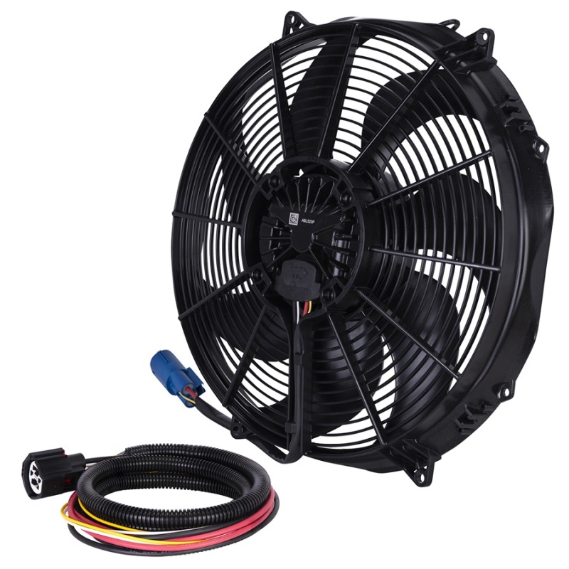 SPAL 500W 15.2-Inch Flush-Mount Brushless Automotive Fan with Jumper Harness