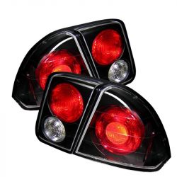 Spyder 01-05 Civic Sedan Black Euro Style Tail Lights